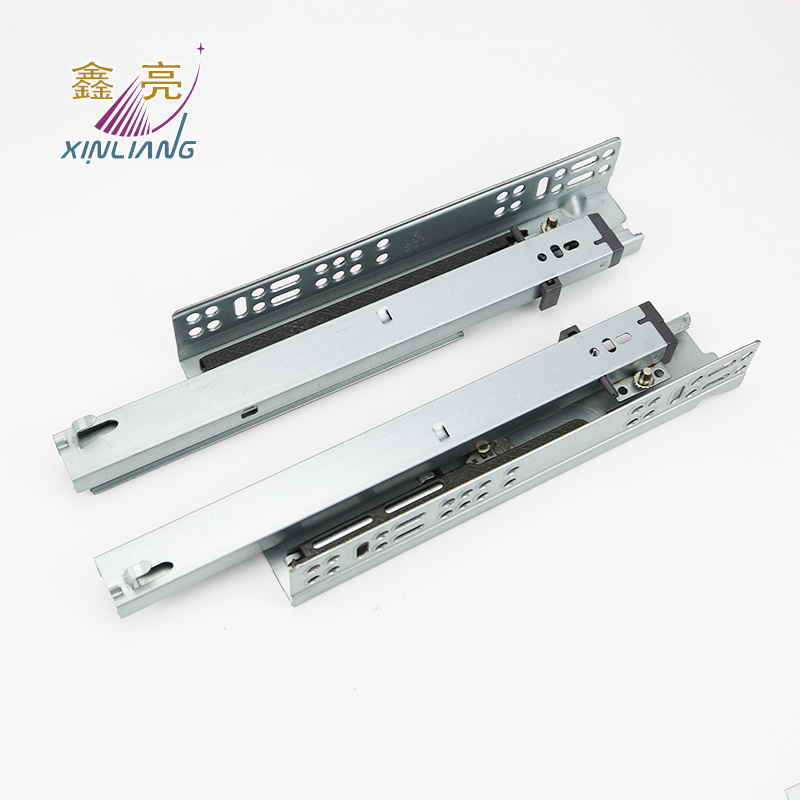 Mais popular China fábrica atacado 3 vezes fechamento suave undermount slide preço competitivo